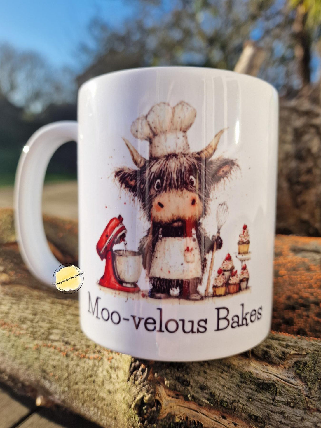 Highland Cow Baking Mug | Funny Baker Gift