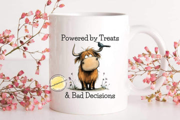 Highland Cow Coffee Mug | Funny Farm Animal Tea Cup