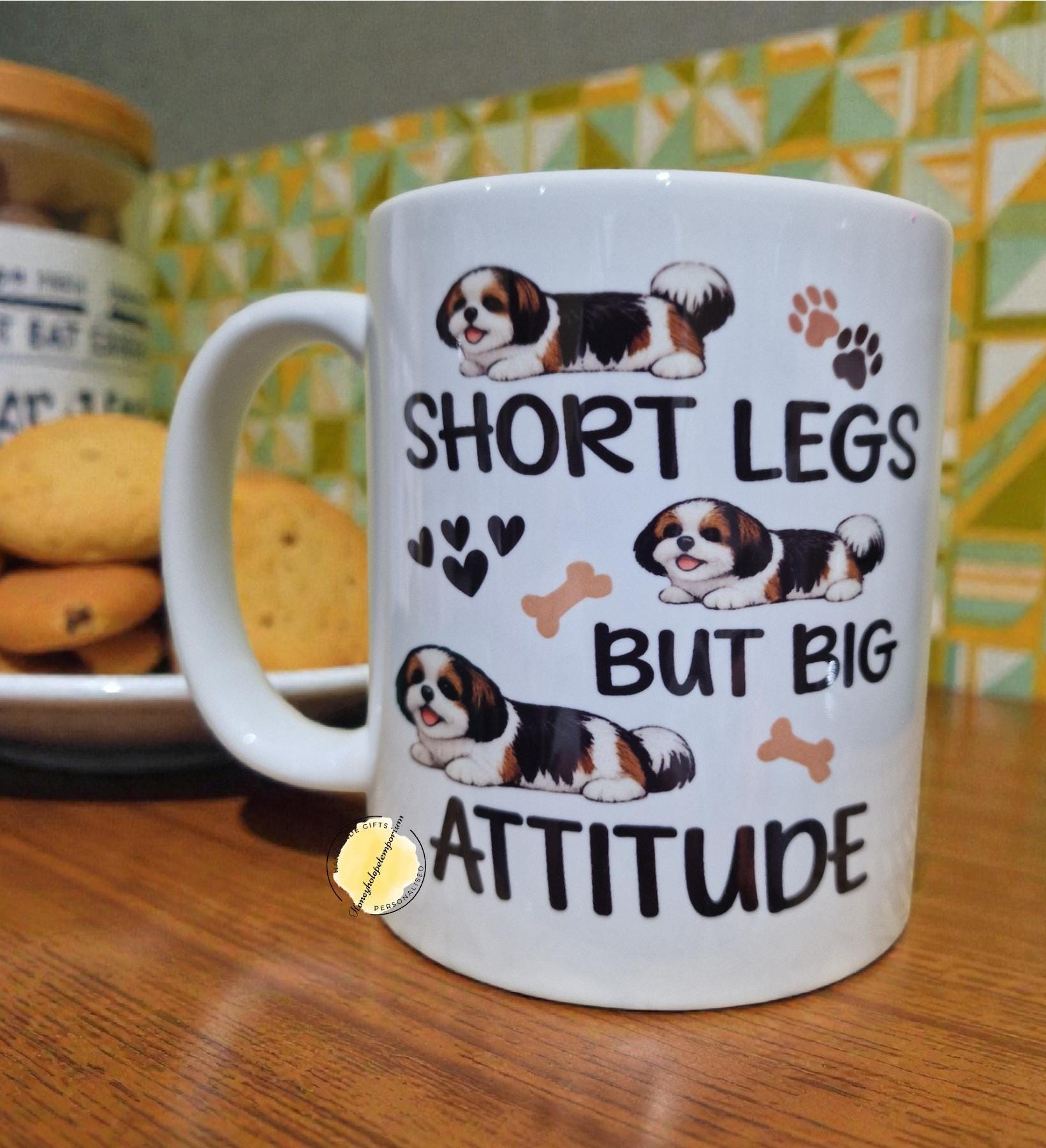 Shih Tzu Coffee Mug – Short Legs Big Attitude, Dog Mum Gift