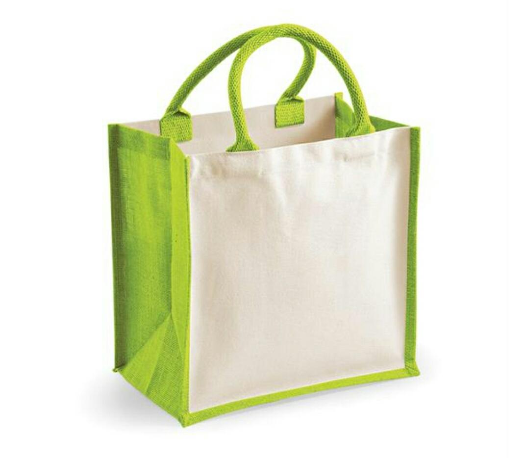 Dachshund Christmas Tote Bag: Eco-Friendly Cotton Jute Holiday Bag