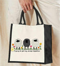 Funny Sheep Tote Bag: Reusable Canvas Eco Shopper