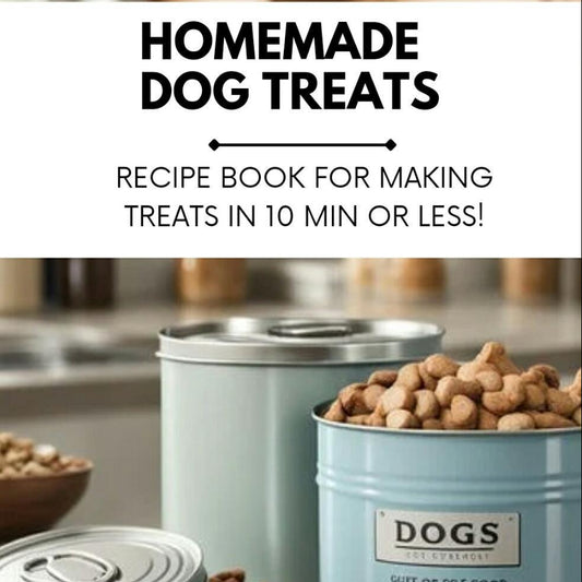 Homemade Dog Treat Recipe Book: Healthy Natural Recipes (Digital PDF)