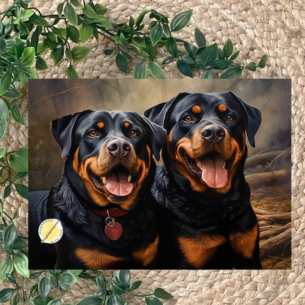 Rottweiler Glass Chopping Board: Heat Resistant Worktop Saver