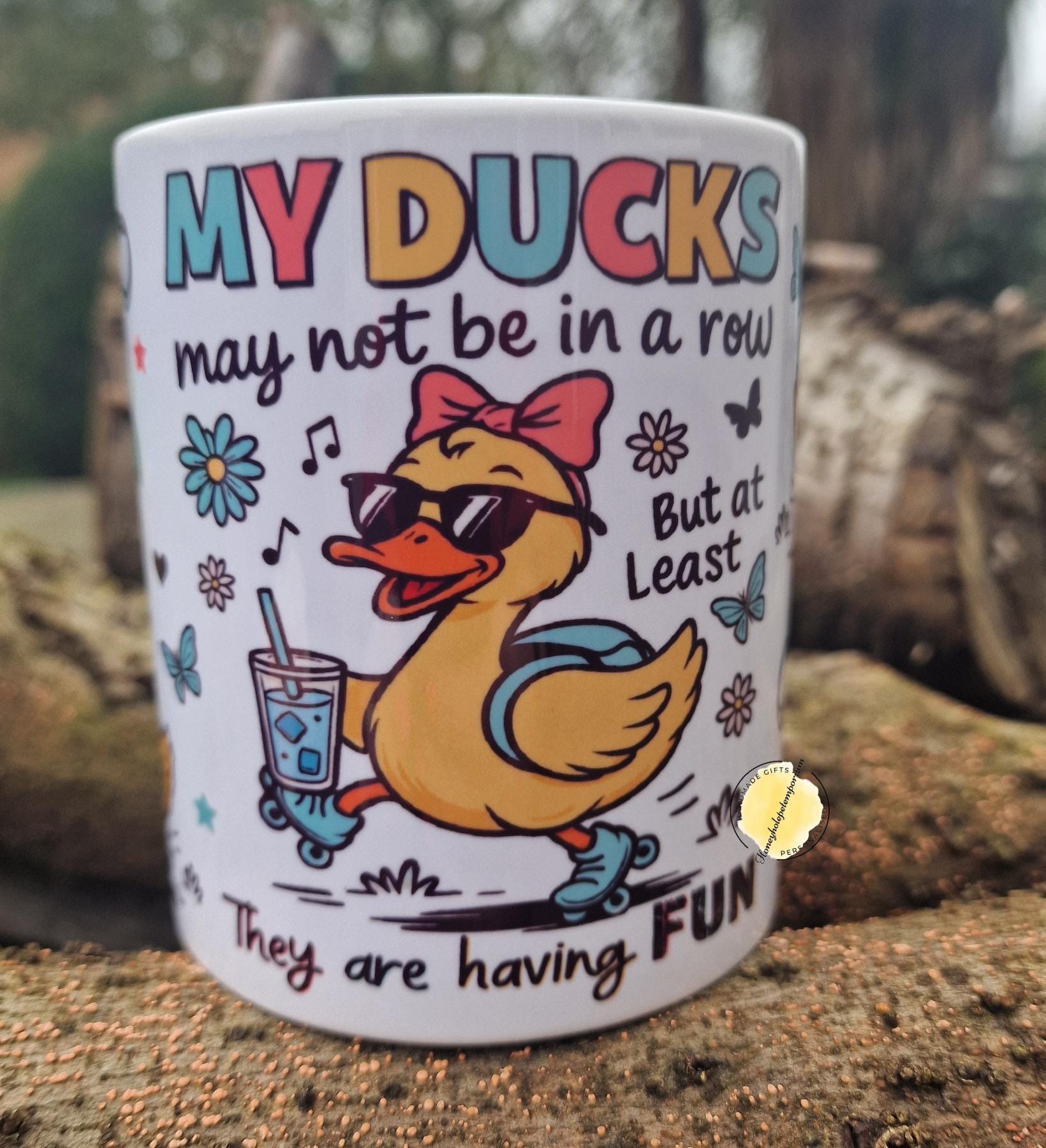 Funny Duck Mug – My Ducks Not In A Row, Duck Coffee Cup – Humorous Animal Gift