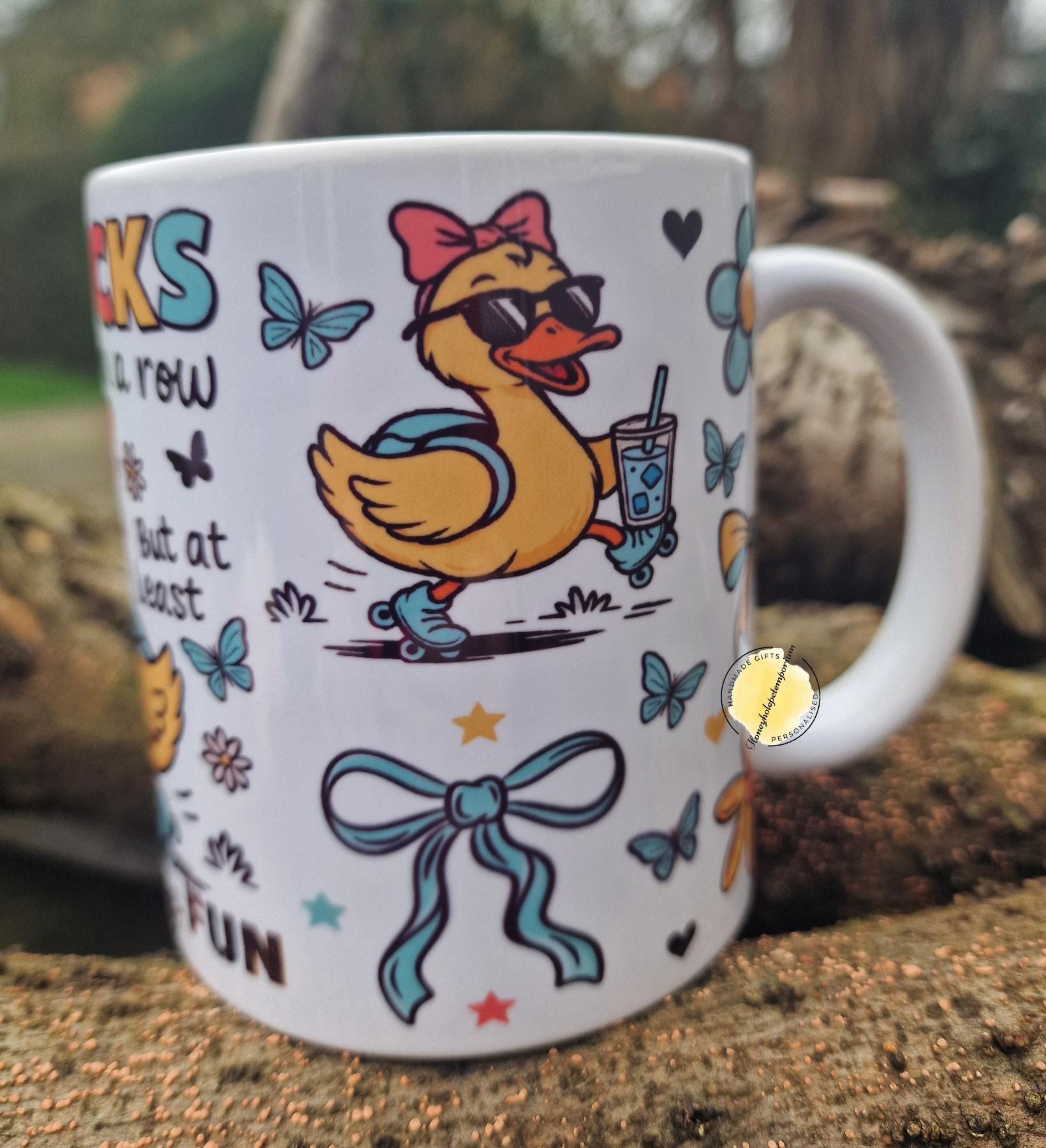 Funny Duck Mug – My Ducks Not In A Row, Duck Coffee Cup – Humorous Animal Gift