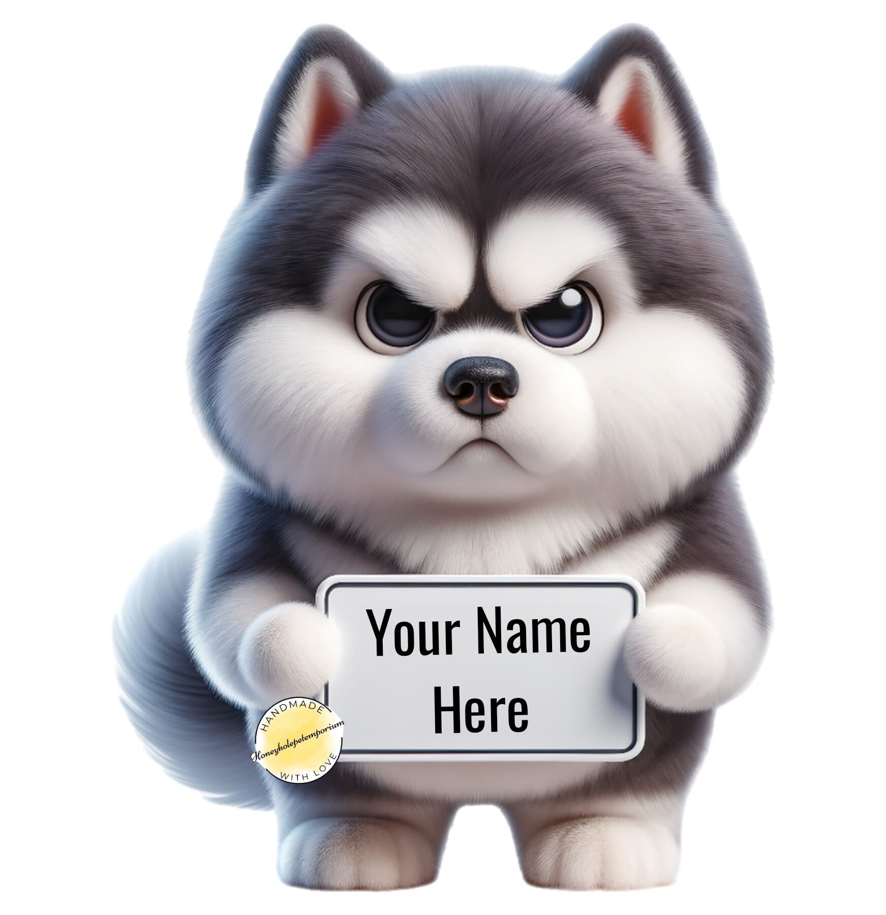 Funny Husky Mum Mug: Dog Lover Gift, Handmade Ceramic Mug