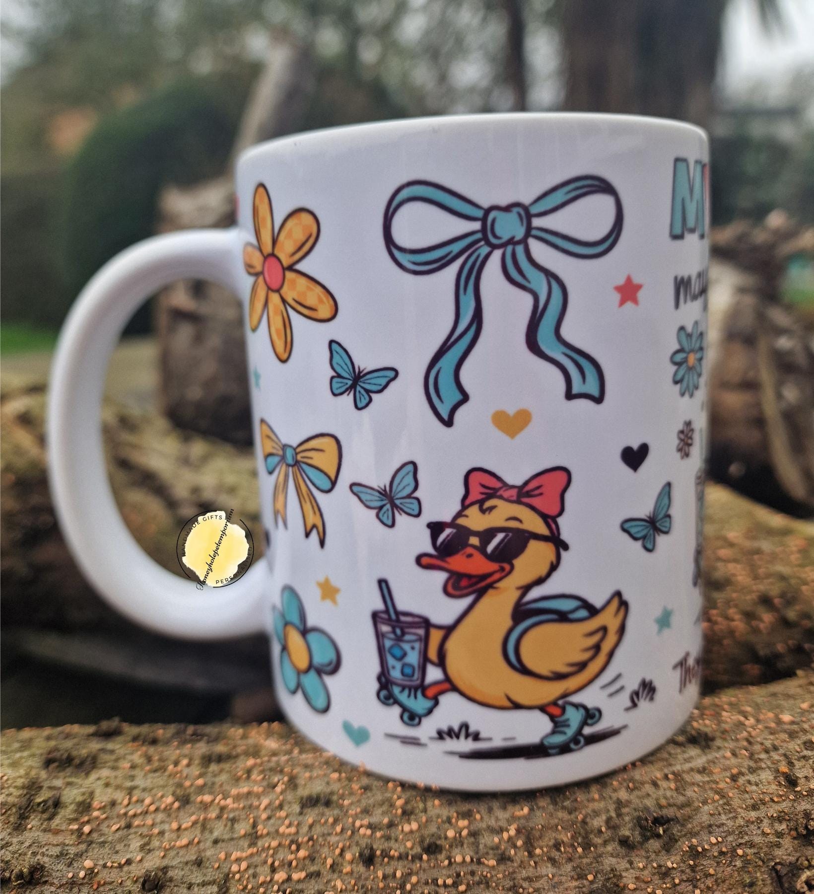 Funny Duck Mug – My Ducks Not In A Row, Duck Coffee Cup – Humorous Animal Gift